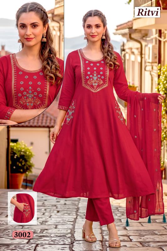Desi kudi ritvi 3pcs best wholesale kurti market in delhi